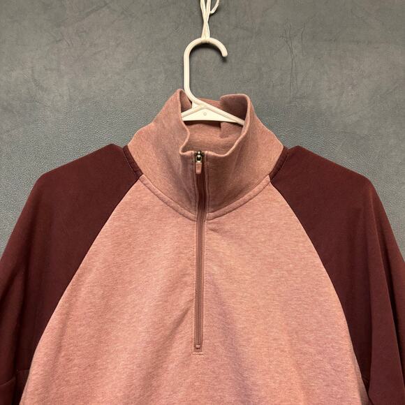 Nike Dri Fit Jacket Light Women Small Long Tail Running Athletic Pullover Raglan - Picture 2 of 7